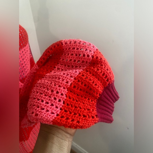 Farm Rio Striped Open-Front Cardigan Sweater |Anthropologie Size Small - Picture 5 of 10